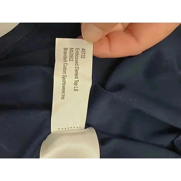 Nike Dri- Fit Pullover 1/4 Zip Men's Size Medium Blue Lightweight - Picture 10 of 11